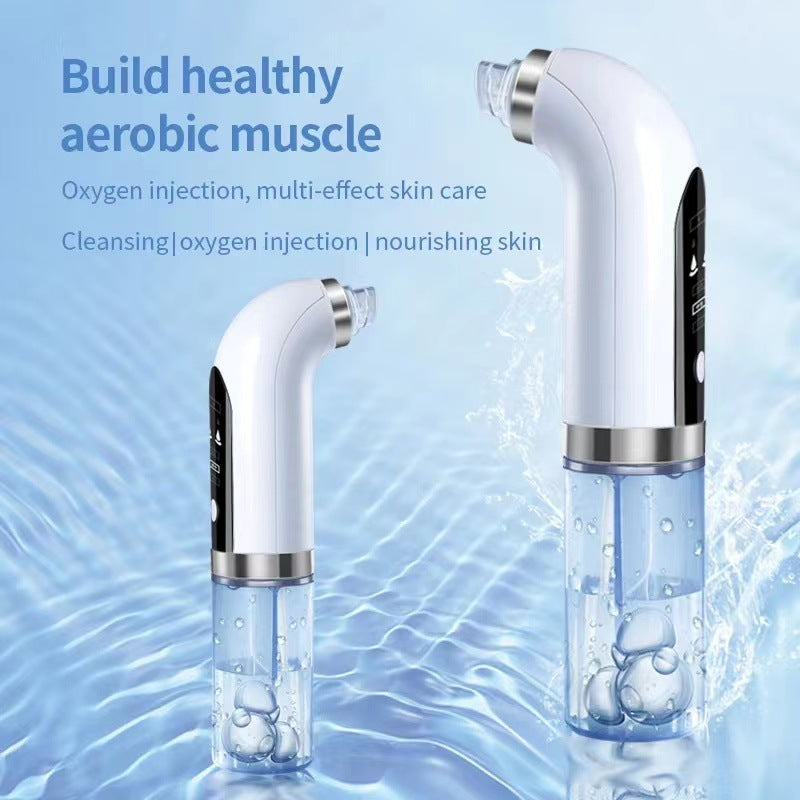 Small Bubble Beauty Instrument Household Pore Cleaning Introduction Instrument Oxygen Injection Instrument Electric Blackhead Absorption Instrument